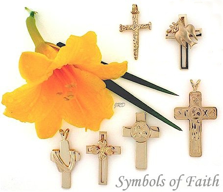 Unique symbols of the Christian faith.