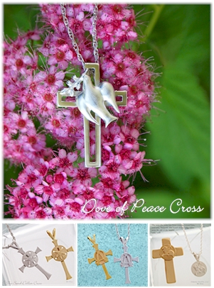 The dove of peace cross