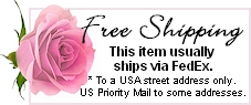 Free USA delivery.